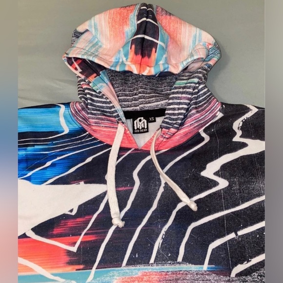 ☄️🦓INTO THE AM Retro Hoodie🦓☄️ - Picture 3 of 3